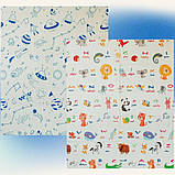 Дитячий килимок двосторонній розвиваючий Термокилимок для дітей Ігровий мат для підлоги складний 180х200, фото 4