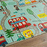 Дитячий килимок двосторонній розвиваючий Термокилимок для дітей Ігровий мат для підлоги складний 180х200, фото 10