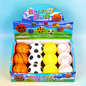 М'яч стрибунець Gravity ball мікс 6,5 см | Поштучно