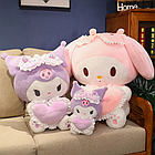 М'яка іграшка велика Кролик My Melody з серцем 65см, фото 6