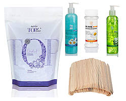 Набір для депіляції з воском ItalWax Line 5 продуктів.