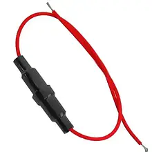 Тримач запобіжника (Fuse) TCOM, 5х20 мм, з кабелем 1уп-10 шт.