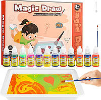 Дитячий набір для творчості Royouzi, вироби для хлопчиків та дівчаток, набір для малювання аквареллю 12 кольорів.