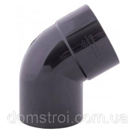 Коліно PROFIL 100 60° графітове, фото 1