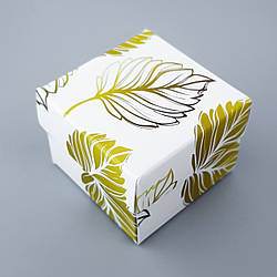 Подарункова коробочка з вкладишем, Золоті Листочки