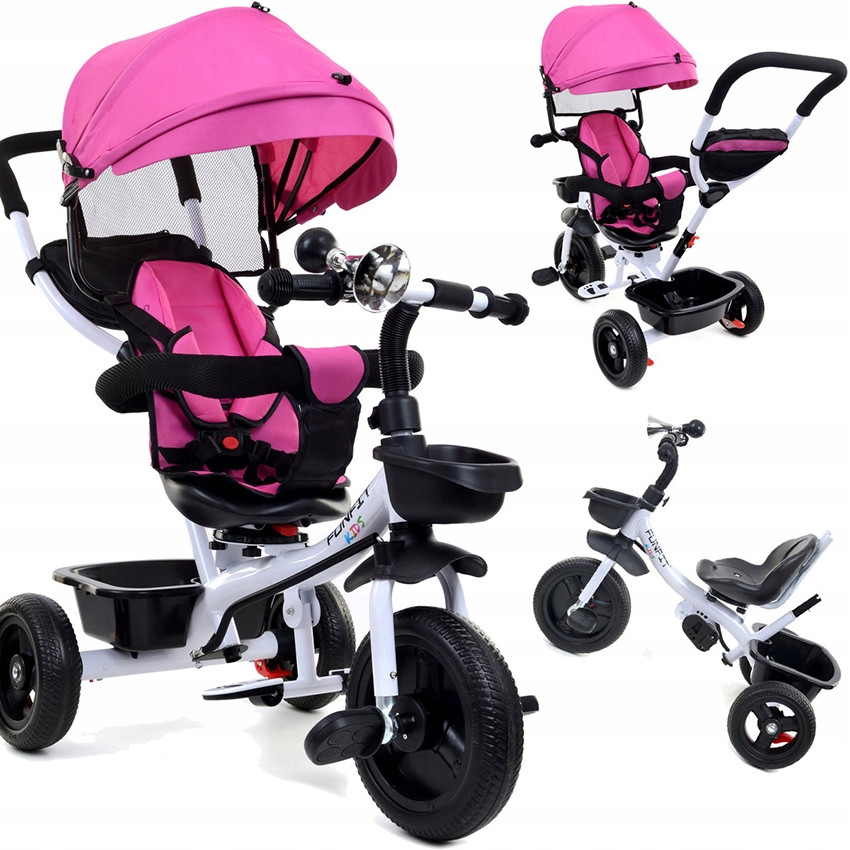 Дитячий триколісний велосипед Funfit Kids TWIST  2677