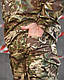 Тактичний костюм із тканини Софтшел/Softshell Мультикам/Multicam, демісезоння військова форма - фото 2 - id-p2538995366