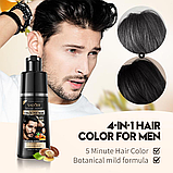 Шампунь тонирующий для мужчин Sadoer Argan Oil For Men, черный, 200 мл., фото 3