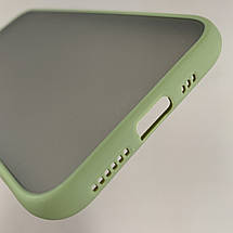 Чохол для Apple iPhone 11 Pro матовий із закритою камерою чохол на телефон айфон 11 про зелений tcb, фото 4
