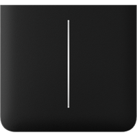 SideButton (2-gang) vertical black Бічна кнопка для двоклавішного вимикача Ajax