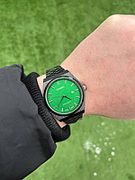 Годинник Casio A168 Classic із зеленим циферблатом black-green та чорним ремінцем класичний годинник касіо