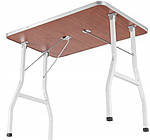 Стіл для грумінгу TecTake 90х60 см із регульованою за висотою ручкою, фото 4