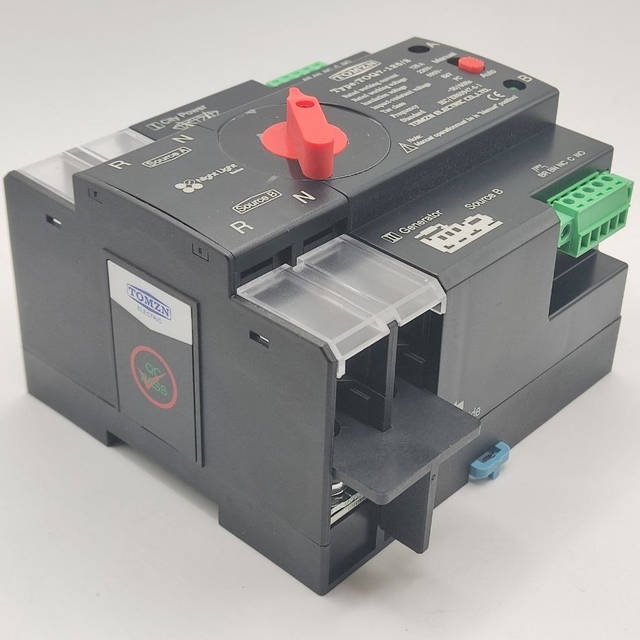 Автомат ввода резерва Tomzn TOQ7-125 2P 125A 220V Night Light