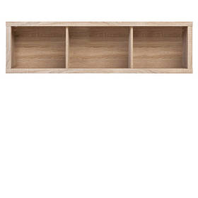 Полиця-вітрина SFW 1W 140 дуб сонома.,венге/білий сніг Каспіан ВМК Україна