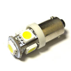 LED Galaxy T4W (BA9S) 5050 5SMD White (Білий)