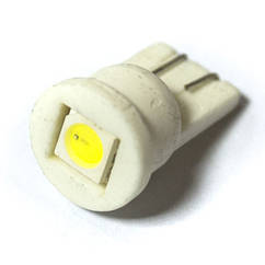 LED Galaxy T10 (W5W) CERAMIC 5050 1SMD White (Білий)