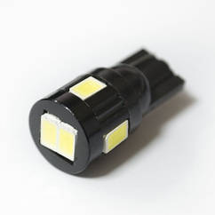 LED Galaxy T10 (W5W) 5630 6SMD White (Білий)