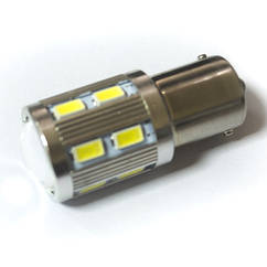 LED Galaxy S25 (P21W 1156 BA15S) CREE Lens 5630 12SMD 7.0W White (Білий)
