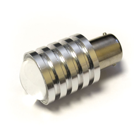 LED Galaxy S25 (P21W 1156 BA15S) CREE Lens 1SMD 3.0W White (Білий), фото 1