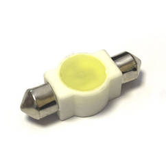 LED Galaxy C5W (SV8,5) CERAMIC HUGO 1PCS 1.5W 36mm White (Білий)