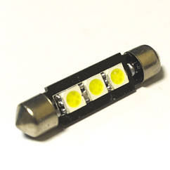 LED Galaxy C5W (SV8,5) 5050 3SMD 41mm White (Білий)