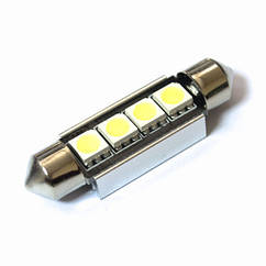 LED Galaxy C5W (SV8,5) CAN 5050 4SMD 41mm White (Білий)