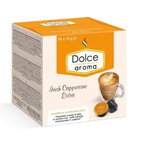 Капсули Dolce Aroma Irish Cappuccino, 16 капсул Dolce Gusto, фото 1