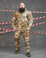Тактичний костюм із тканини Софтшел/Softshell Мультикам/Multicam, весняна військова форма