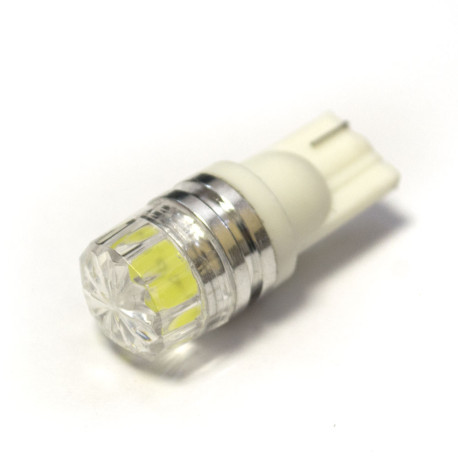 LED Galaxy T10 ( W5W ) HIGH POWER 1PC 1.5W Floral Lens White (Білий), фото 1