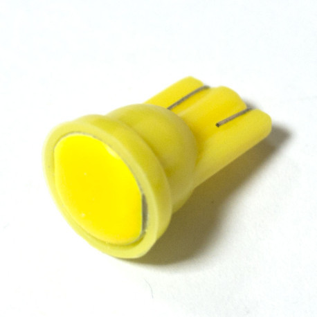 LED Galaxy T10 (W5W) COB 1PC 6 chip Yellow (Жовтий), фото 1