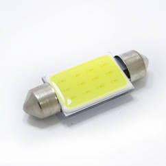 LED Galaxy C5W (SV8,5) COB 1PCS 12 chip 39mm White (Білий)