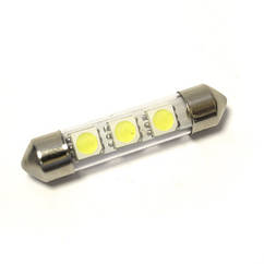 LED Galaxy C5W (SV8,5) 5050 3SMD 39mm White (Білий)