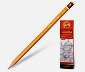 Олівець чорнографітний KIN 1500 6Н.