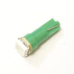 LED Galaxy T5 (W3W) 5050 1SMD Green (Зелений)