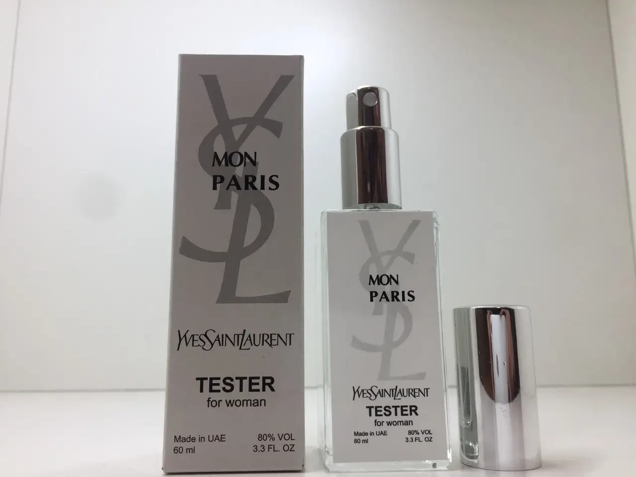 Тестер женский Yves Saint Laurent Mon Paris (Ив Сен Лоран Мон Париж) 60 мл, фото 1