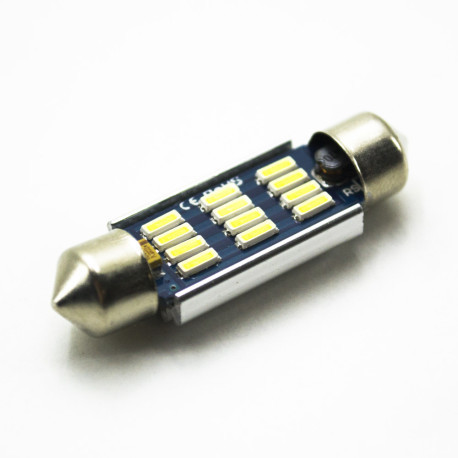 LED Galaxy C5W (SV8,5) CAN SAMSUNG 4014 12SMD 39mm White (Білий)