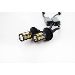 LED Galaxy S25 ( P21W 1156 BA15d ) 2835 64SMD CANBUS White-Yellow (Білий-Жовтий)
