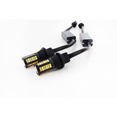 LED Galaxy T20 (W21-5W 7443 W3x16q) 2835 64SMD CANBUS White-Yellow (Білий-Жовтий)