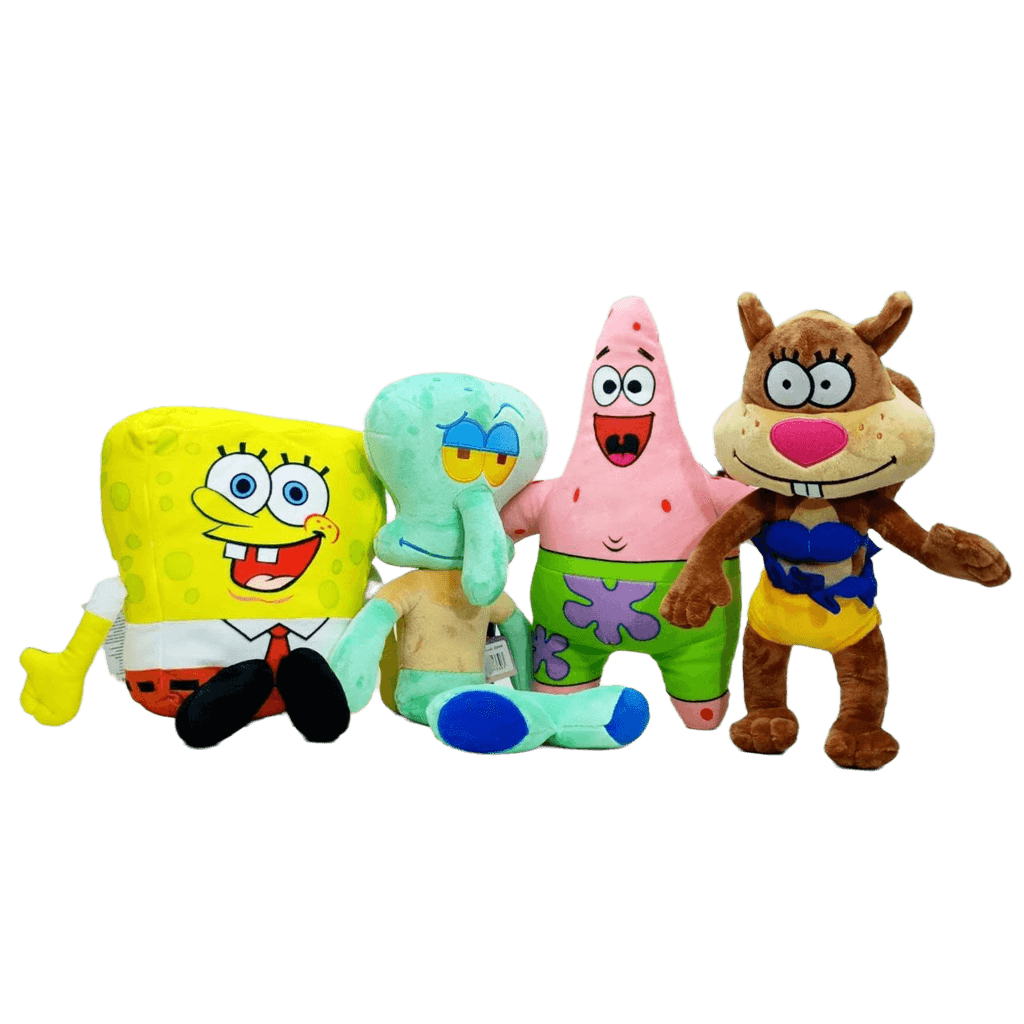 Набір м'яких іграшок Star toys «Спанч Боб і друзі» 4 персонажі 6756576-59, фото 1