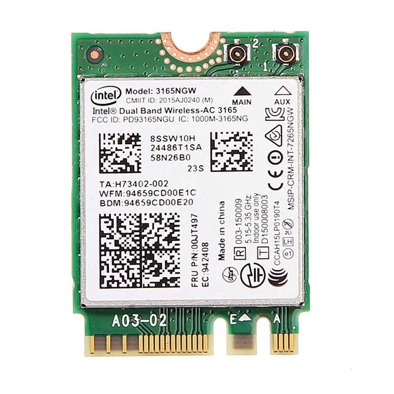 WiFi Модуль Mini PCI-e (M.2 2230) Intel 3165NGW "Б/У"