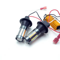 DRL Galaxy T20 ( W21W 7440 W3х16d ) 4014 66SMD White-Yellow (Білий-Жовтий)
