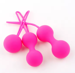 Набір вагінальних кульок Flight of Fancy для вправ Кегеля Рожевий