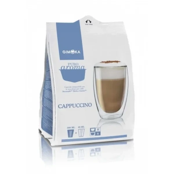 Капсули Dolce Gusto Gimoka Cappuccino, 8+8 капсул, фото 1