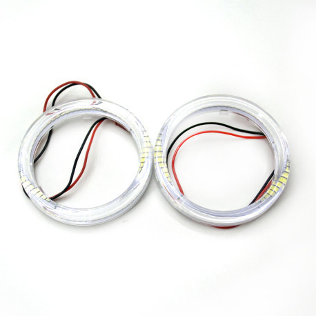 Ангельські очі LED 80 мм 3014 66SMD White (Білі), фото 1