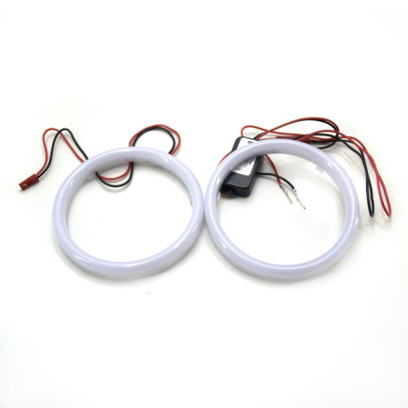 Ангельські очі LED 80 мм COTTON 3014 66SMD White (Білі)