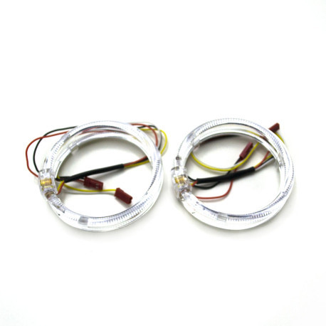 Ангельські очі LED 80 мм CREE 3535 4SMD White/Yellow (Білі/Жовті)
