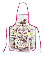 Набор для кухни Melik Tekstil Повар: фартук и полотенце, непромокаемый (лето)