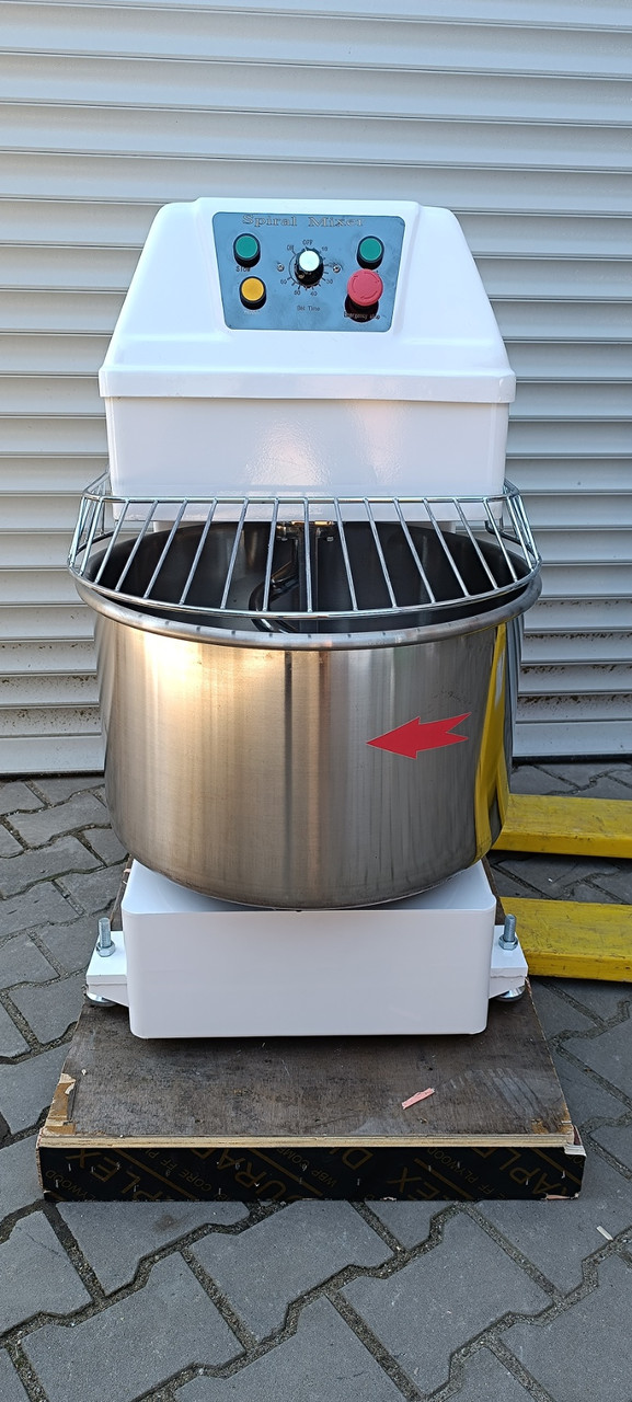 Тістоміс спіральний Vektor HS80, 80 л, двошвидкісний, 380В, до 45 кг тіста, з таймером, фото 1