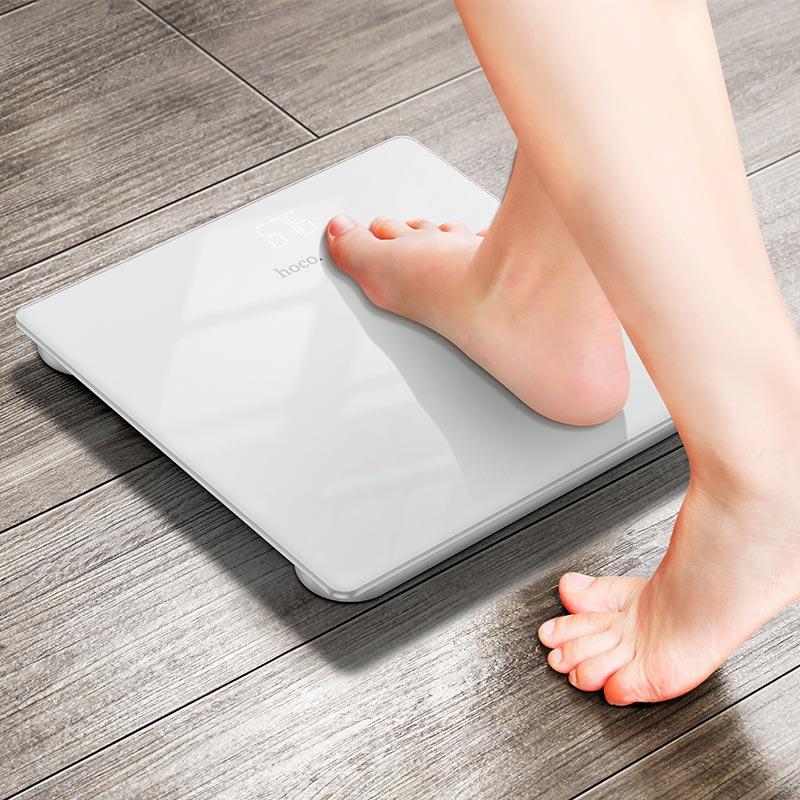 Ваги підлогові HOCO Weight Scale HI20 до 180 кг Білі