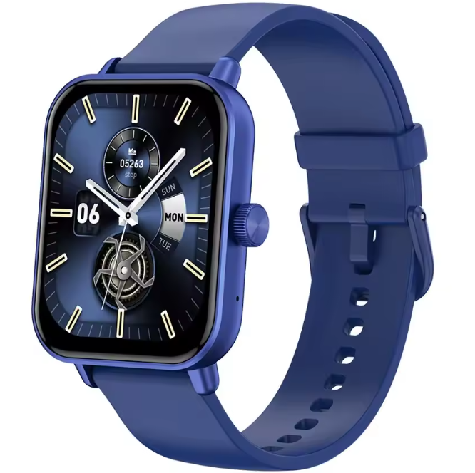 Смарт-годинник COLMi P81 Black (тонометр, пульсоксиметр, дзвінки) Сині, фото 1